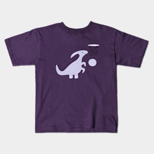 Prehistoric Basketball Dino Kids T-Shirt